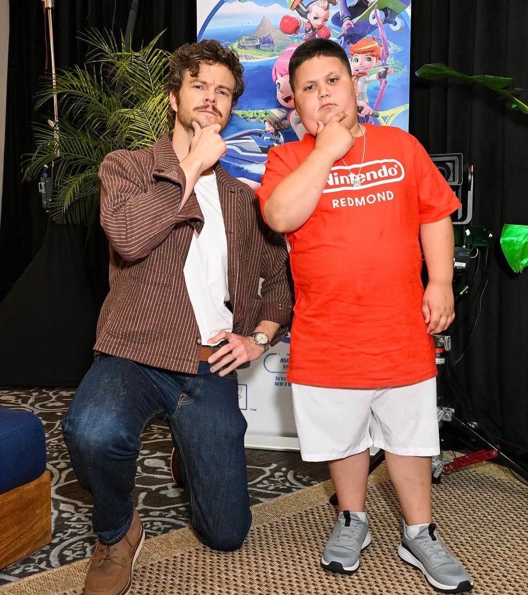 Jack Quaid and The Rizzler Nintendo event (photo 1 of 2)