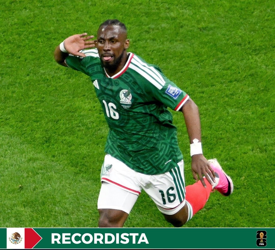 Julian Quinones Mexico World Cup 2022 record