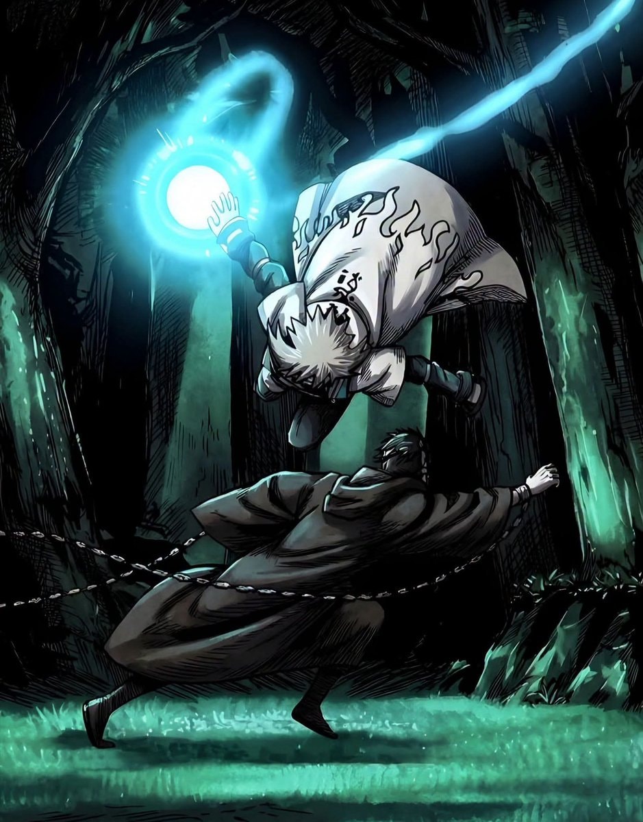Minato vs Obito Minato vs Obito