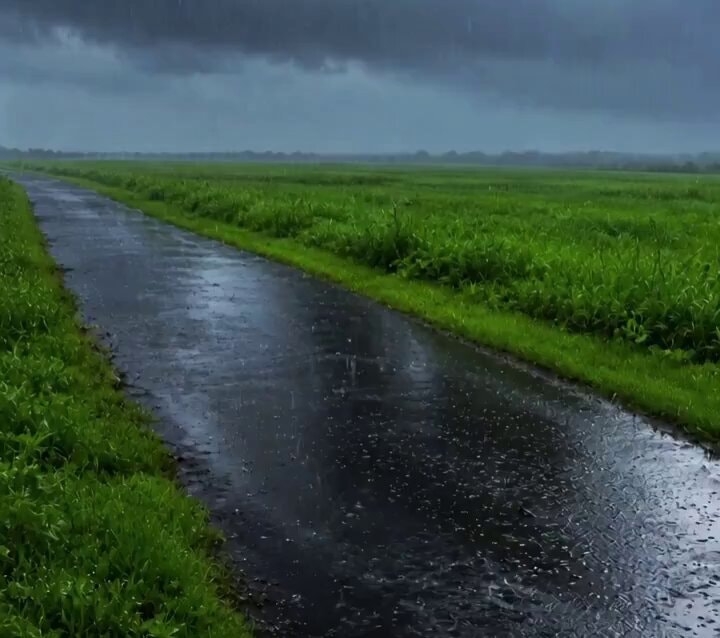 rural scene rain therapy