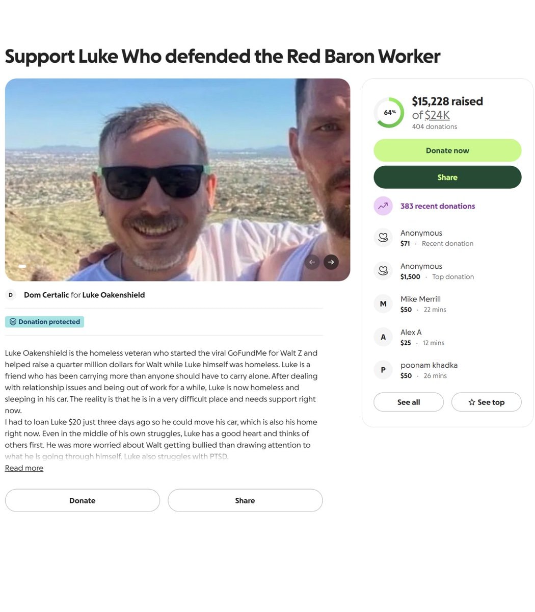 Luke raises funds for Walt Z (photo 2 of 2)