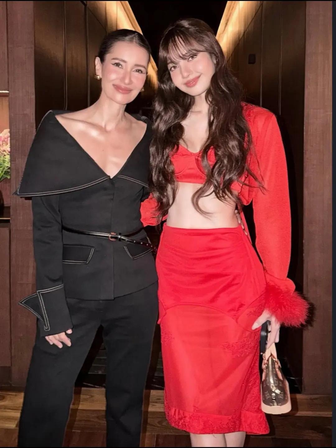 Anne Thongprasom with Lisa at ULTIMUNE after-party (photo 1 of 4)