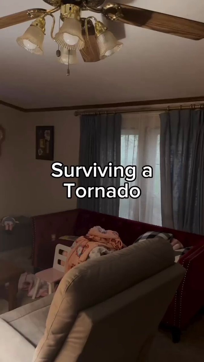 Tornado destroys house, resident survives