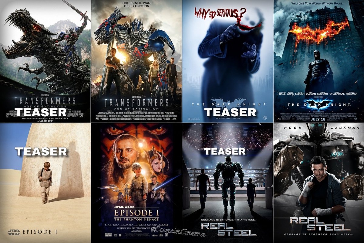 movie poster vs teaser comparison