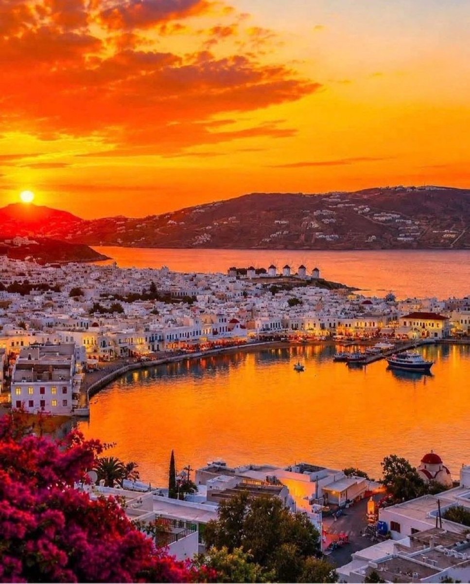 Greece sunset