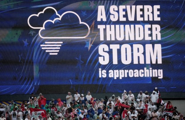 France Iraq World Cup 2026 suspended thunderstorm