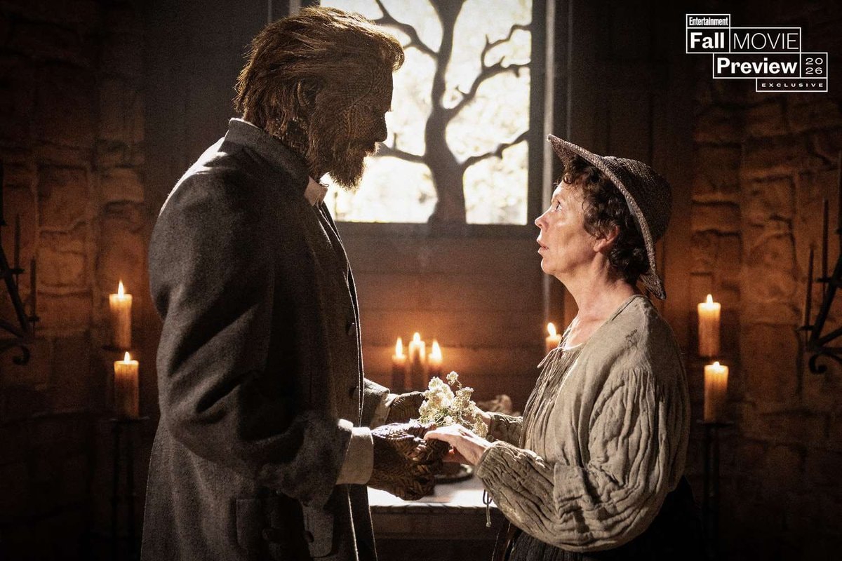 WICKER first look Olivia Colman Alexander Skarsgård