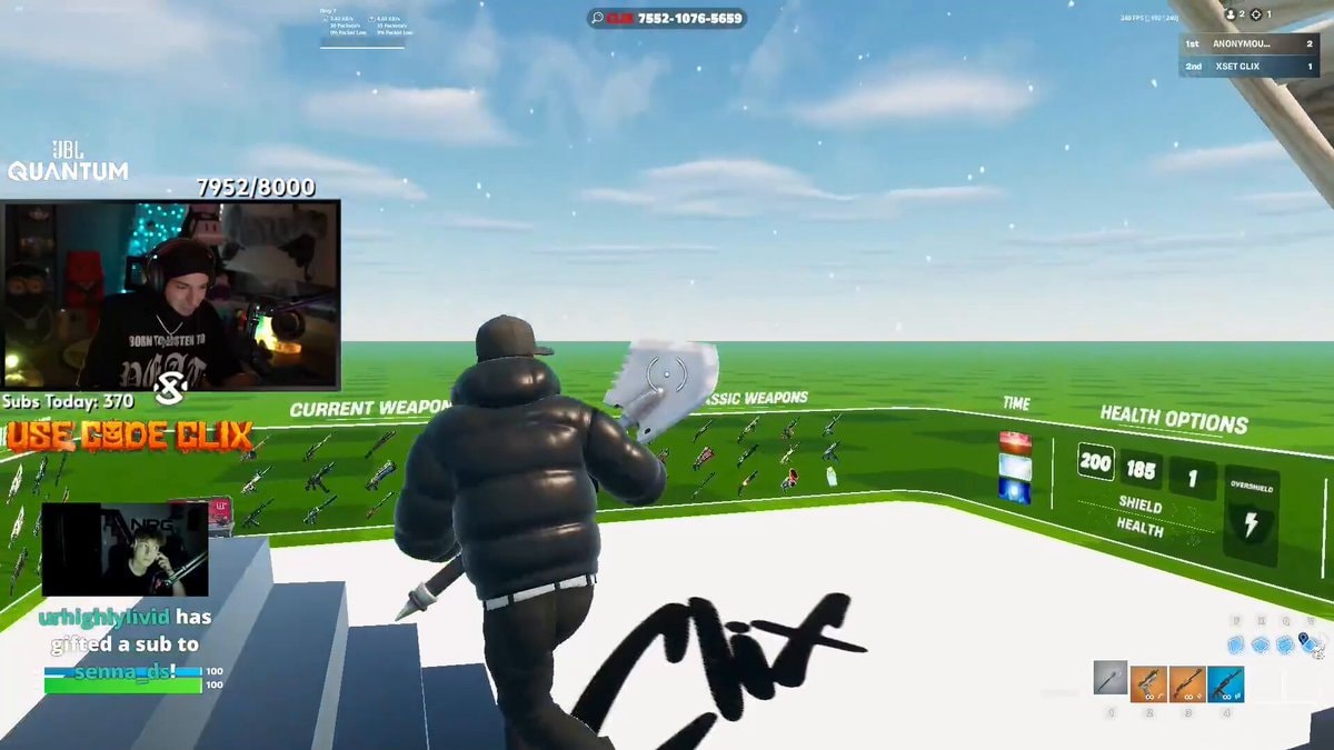 Yeat builds in Fortnite for the first time Yeat builds in Fortnite for the first time