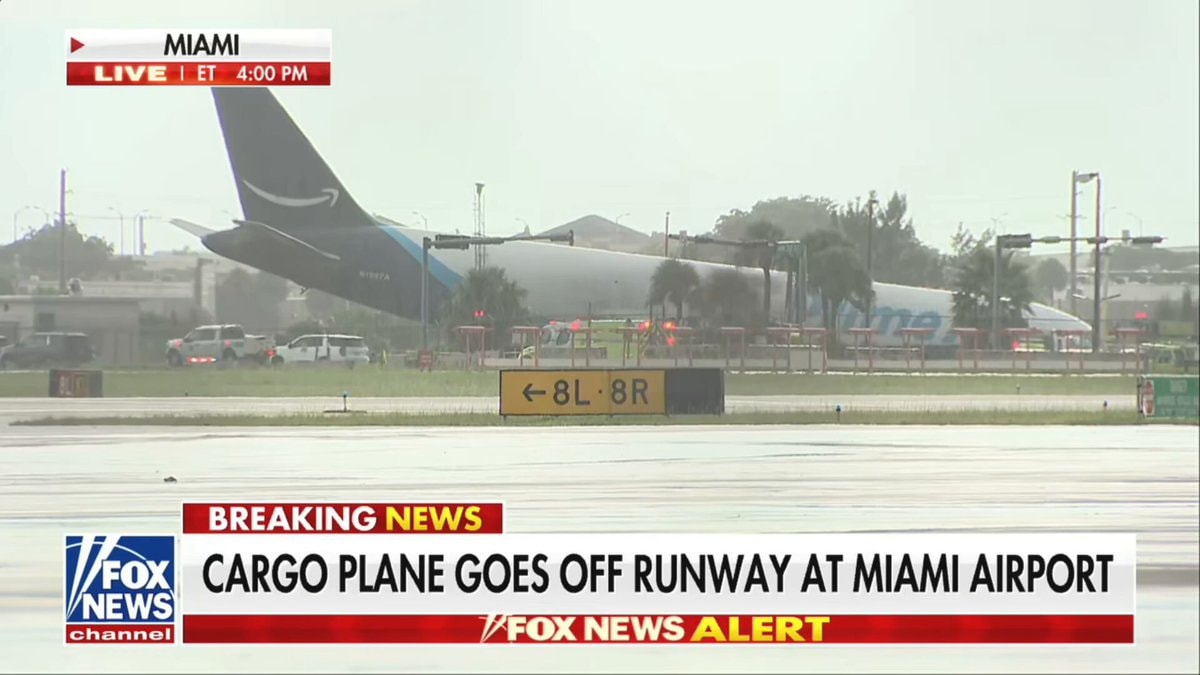Amazon cargo plane crash Miami Airport Amazon cargo plane crash Miami Airport
