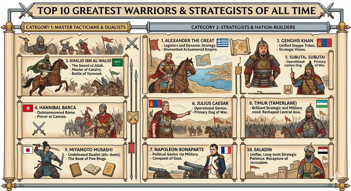 Top 10 Greatest Warriors of All Time