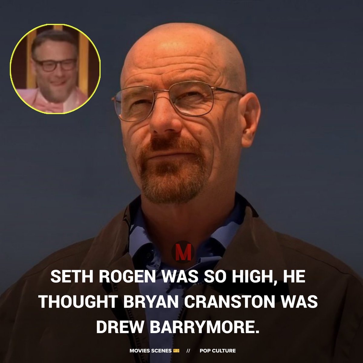 Bryan Cranston Seth Rogen Golden Globes anecdote (photo 2 of 2)