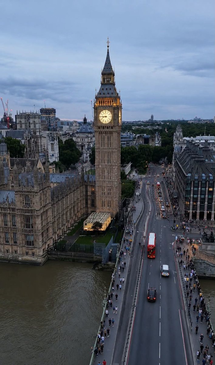 Big Ben London UK dusk