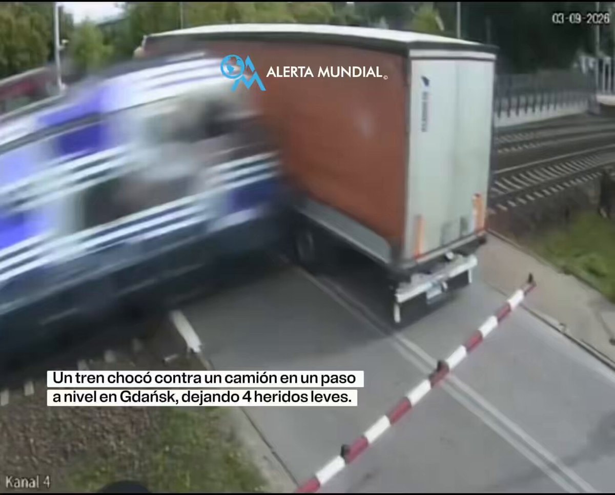 Train truck collision Gdańsk Poland Train truck collision Gdańsk Poland