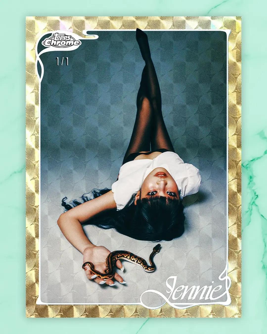 2026 Topps Chrome x JENNIE (photo 4 of 4)