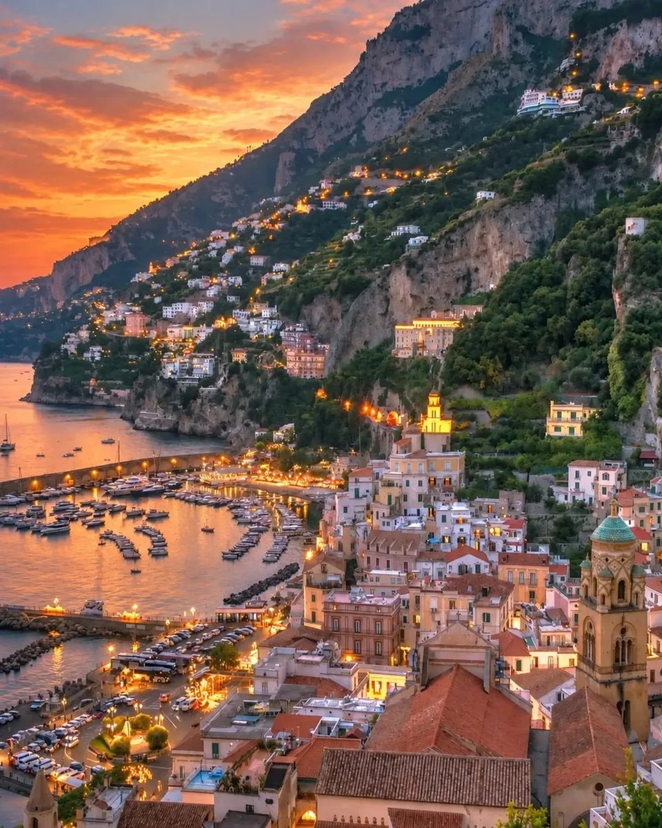Amalfi Coast sunset