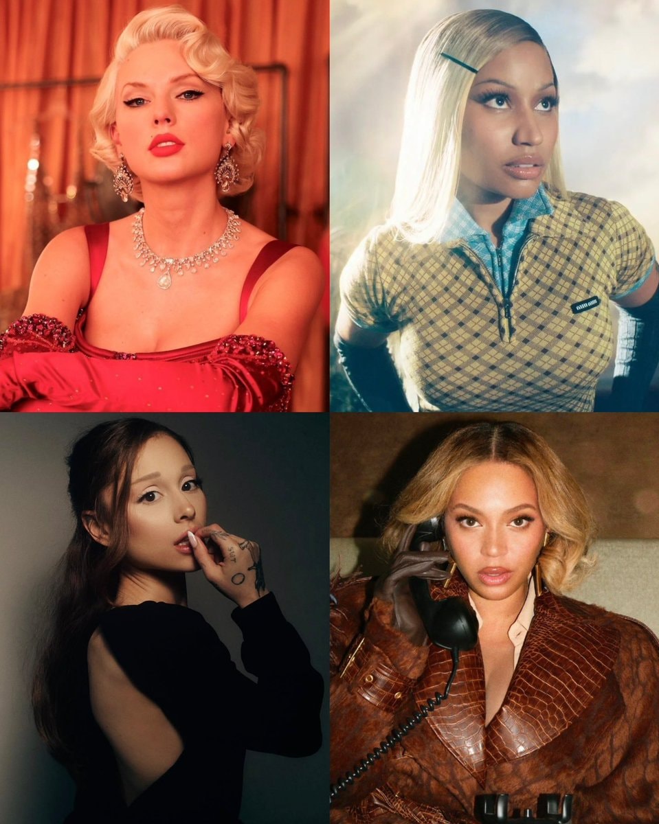 Taylor Swift Nicki Minaj Ariana Grande Beyoncé Hot 100