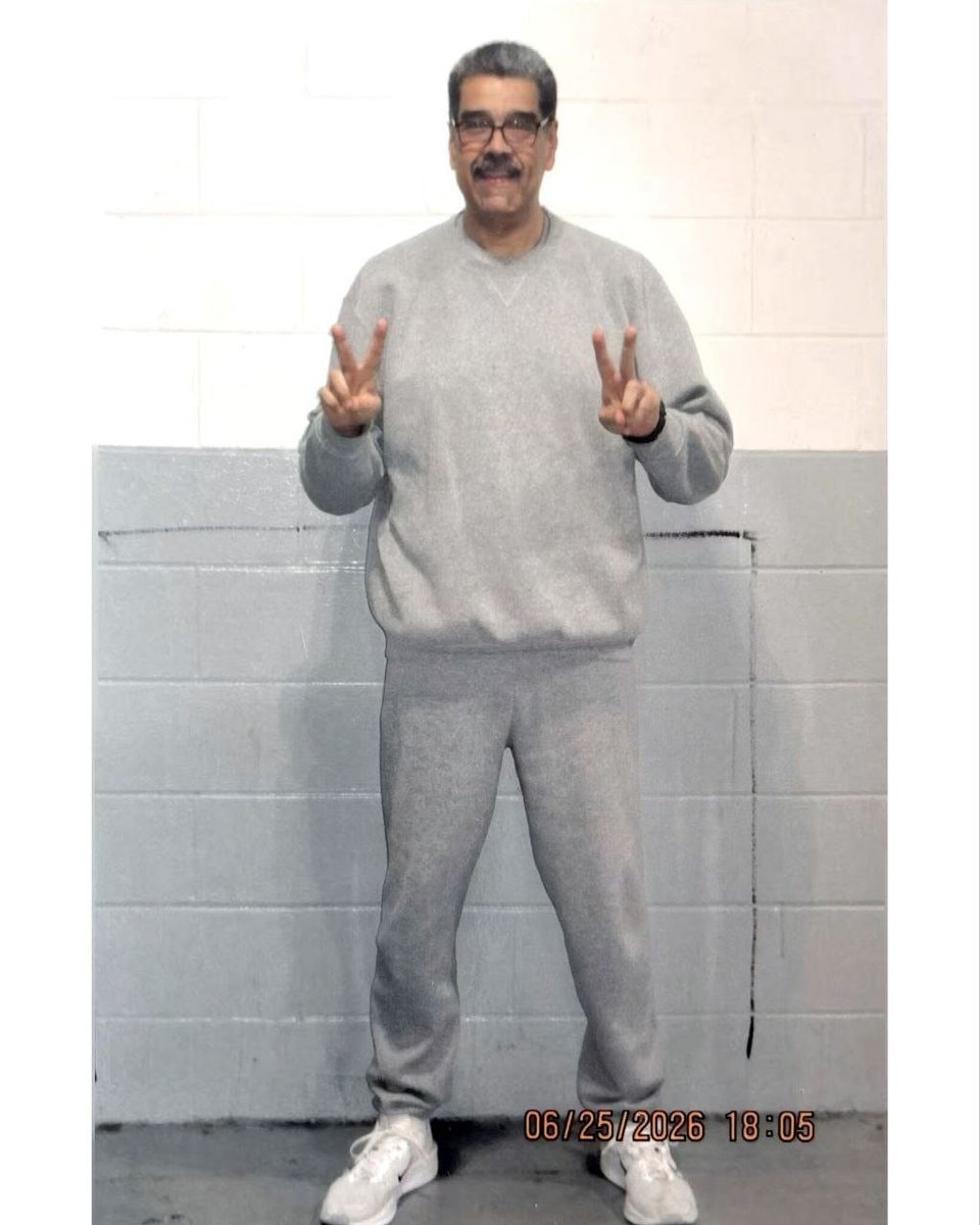 Nicolás Maduro U.S. custody post (photo 1 of 2)