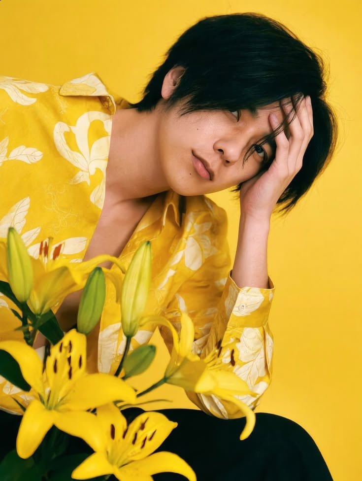 Nino yellow lilies photo