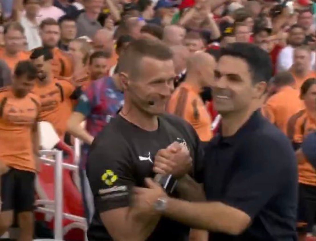 Stadium handshake agreement