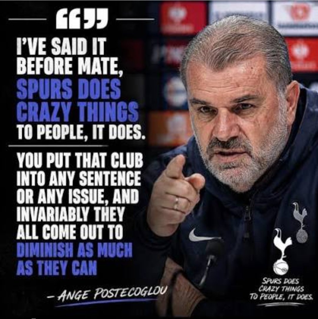 Ange Postecoglou Spurs quote