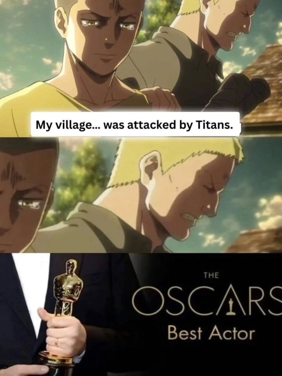 Attack on Titan Oscar meme