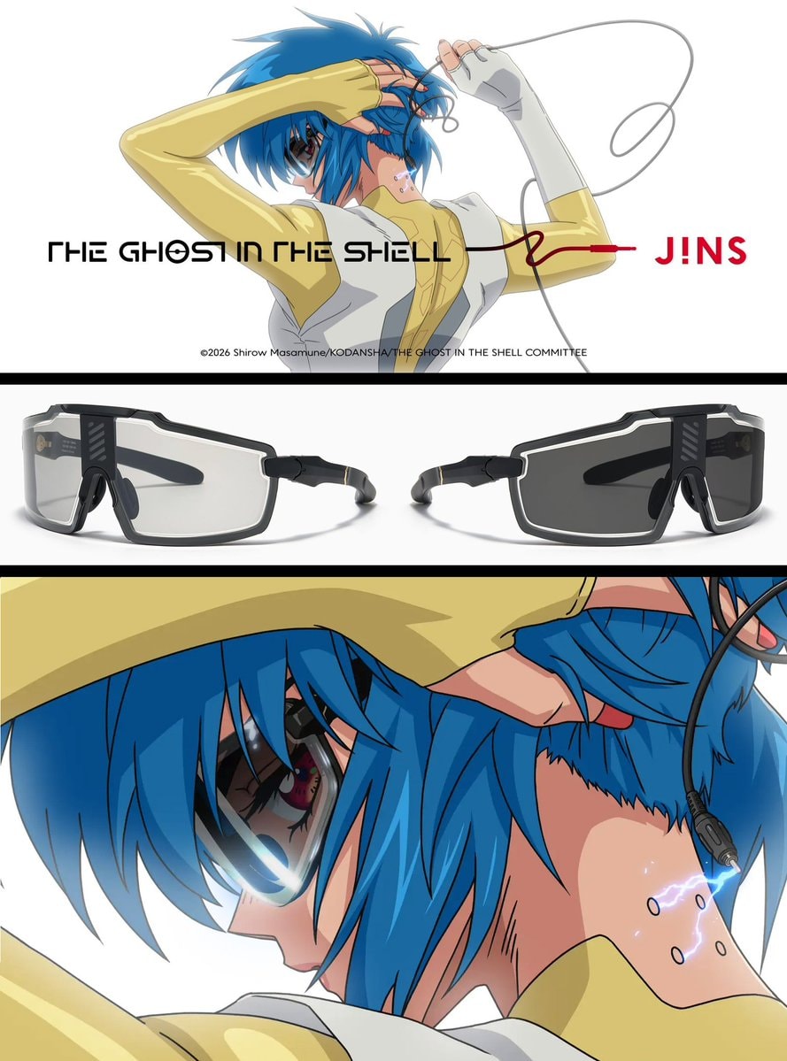 Ghost in the Shell × JINS glasses collaboration