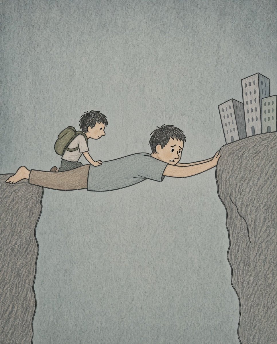 parents' sacrifices for a beautiful life