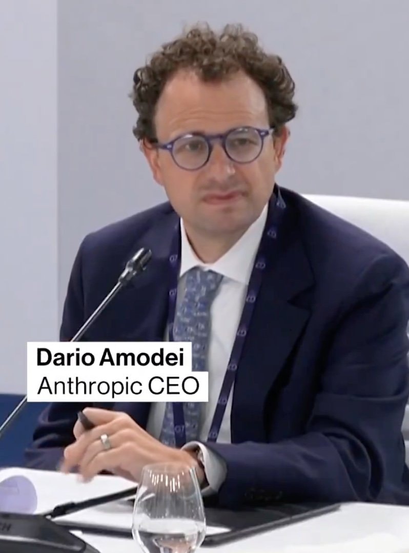 Dario Amodei at G7 lunch