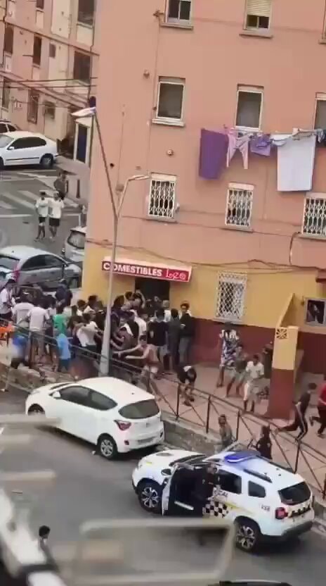 Ceuta shops looted