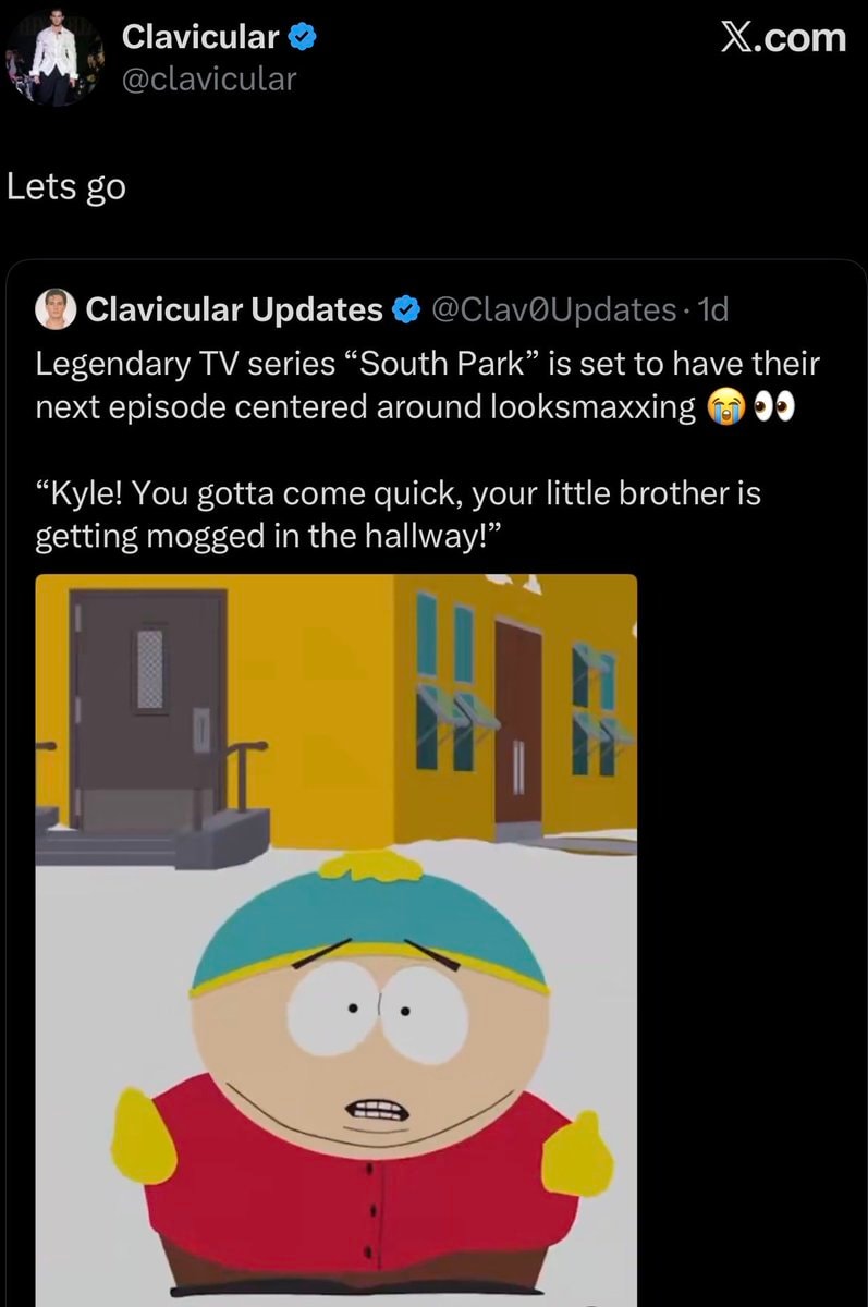 South Park looksmaxxing South Park looksmaxxing