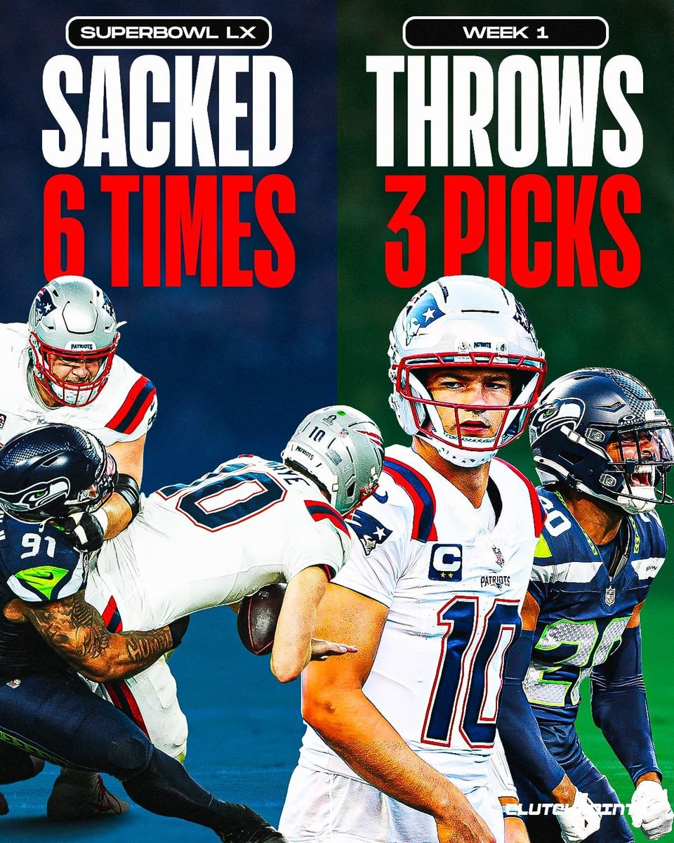 Drake Maye vs Seahawks stats