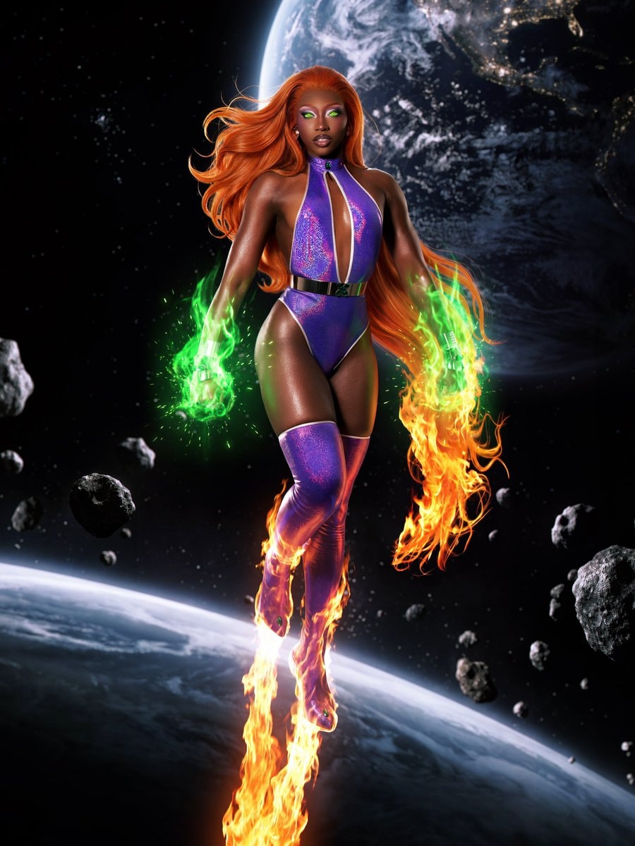 Aniya Harvey Starfire Halloween (photo 2 of 2)