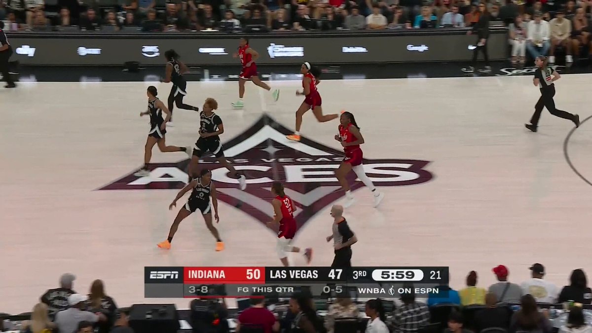 Sophie Cunningham deep three Fever vs Aces