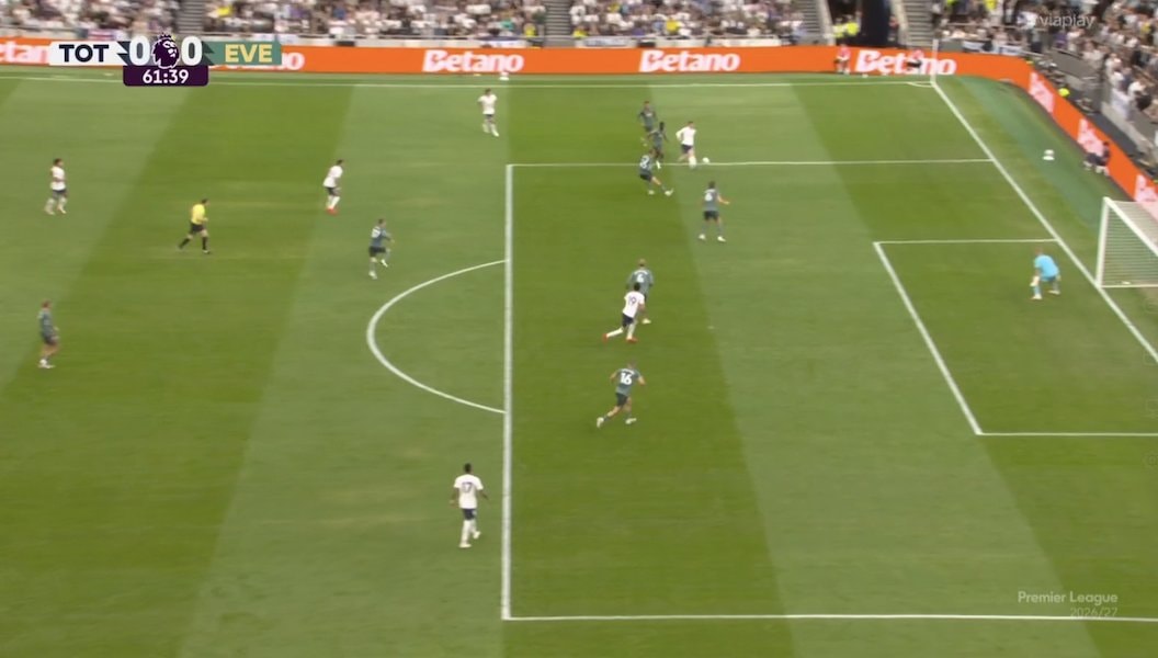 Andy Robertson cross out of play