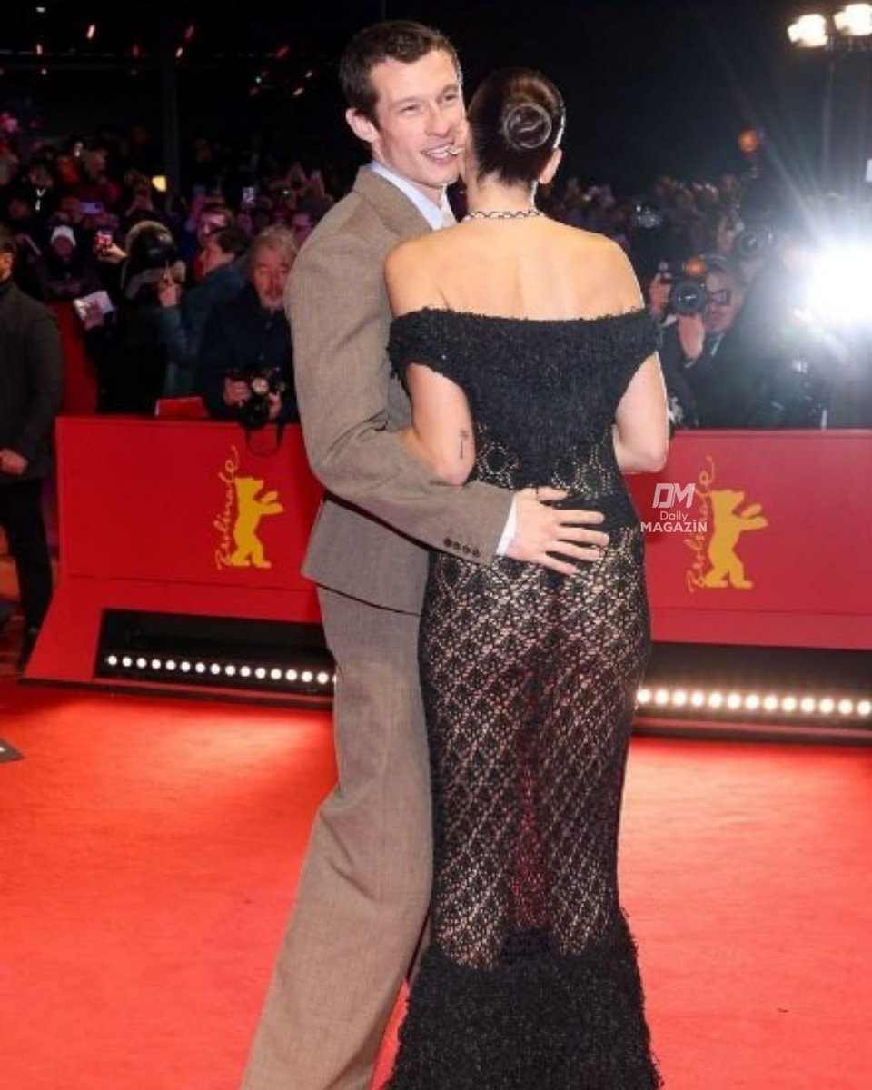 Callum Turner and Dua Lipa red carpet