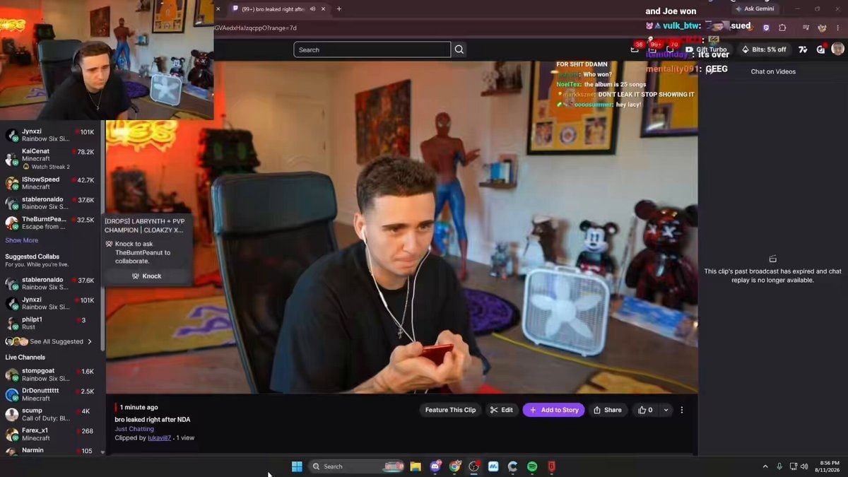 Lacy leaks Trippie Red NDA on stream