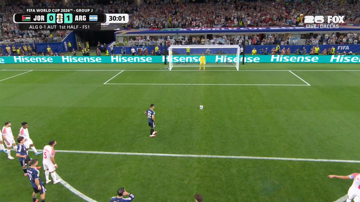Lautaro Martínez penalty Argentina vs Jordan