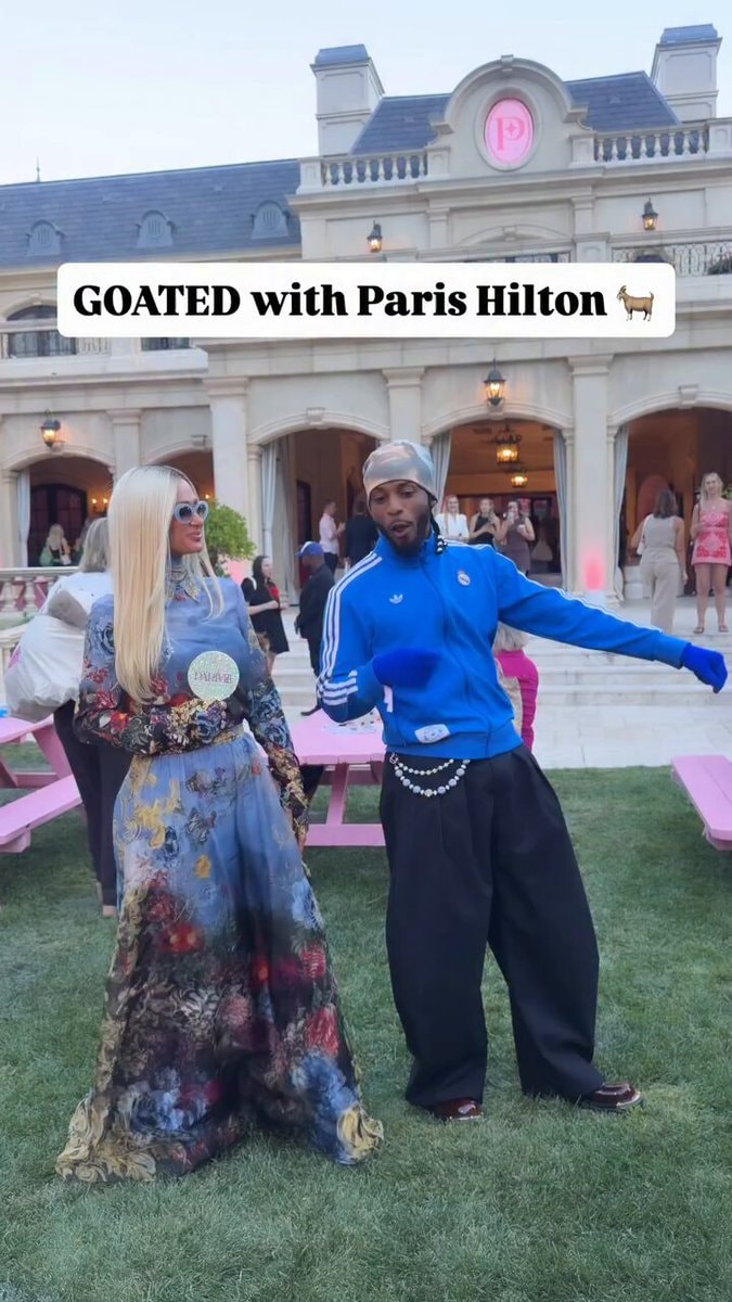 Armani White and Paris Hilton GOATED dance