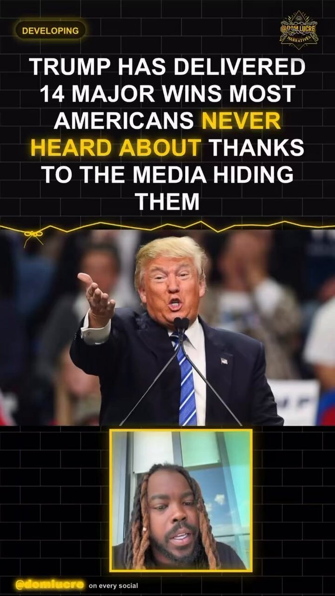 Trump 14 Major Wins Media Hiding