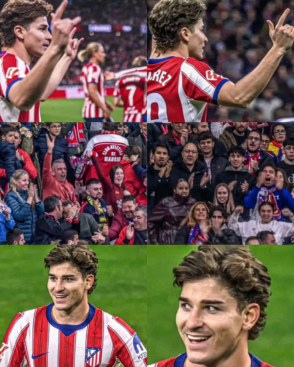 Julián Álvarez spider celebration vs Metropolitano