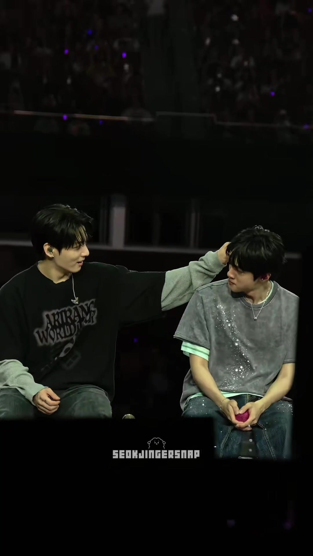 Jungkook and Jin adorable moment Jungkook and Jin adorable moment