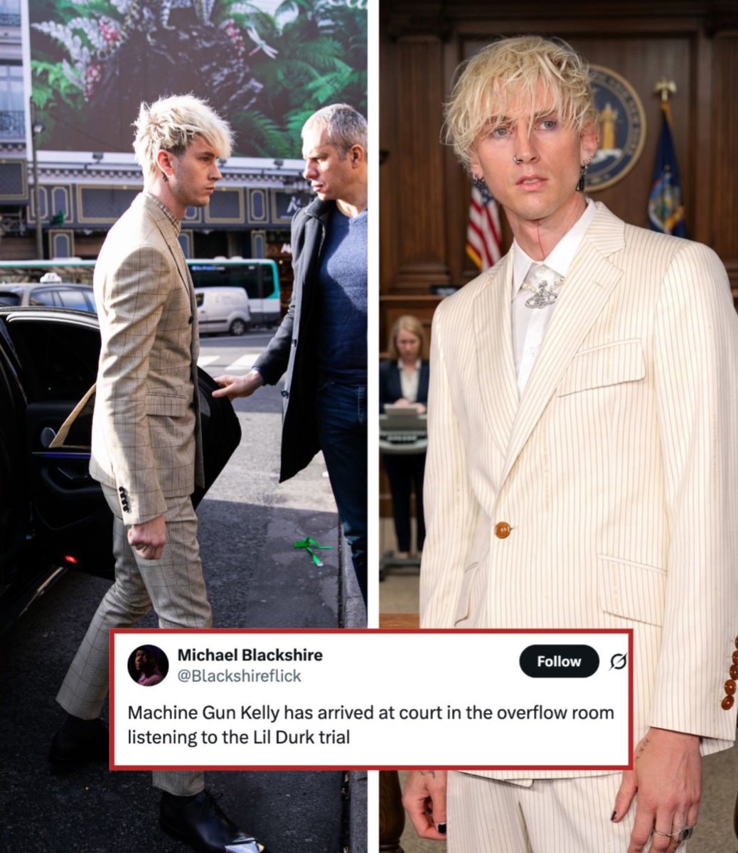 MGK supports Lil Durk at trial