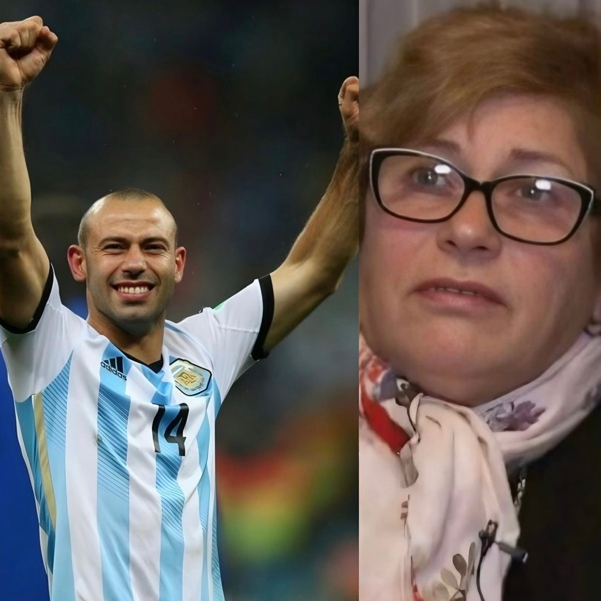 Mascherano's mother on River pension weekends