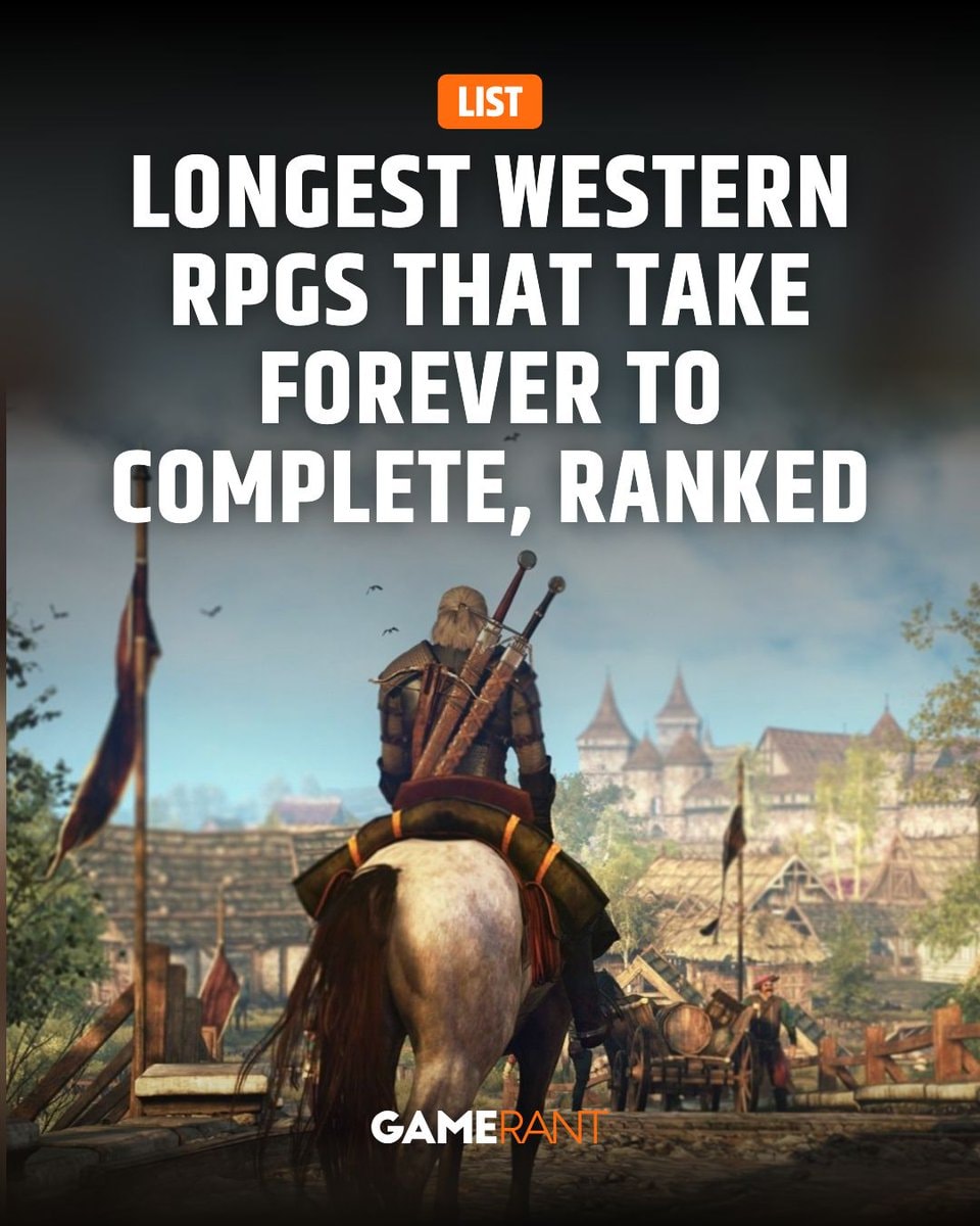 Longest Western RPGs ranked