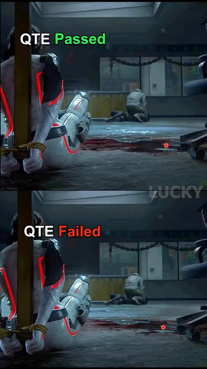TLOU 2 QTE results