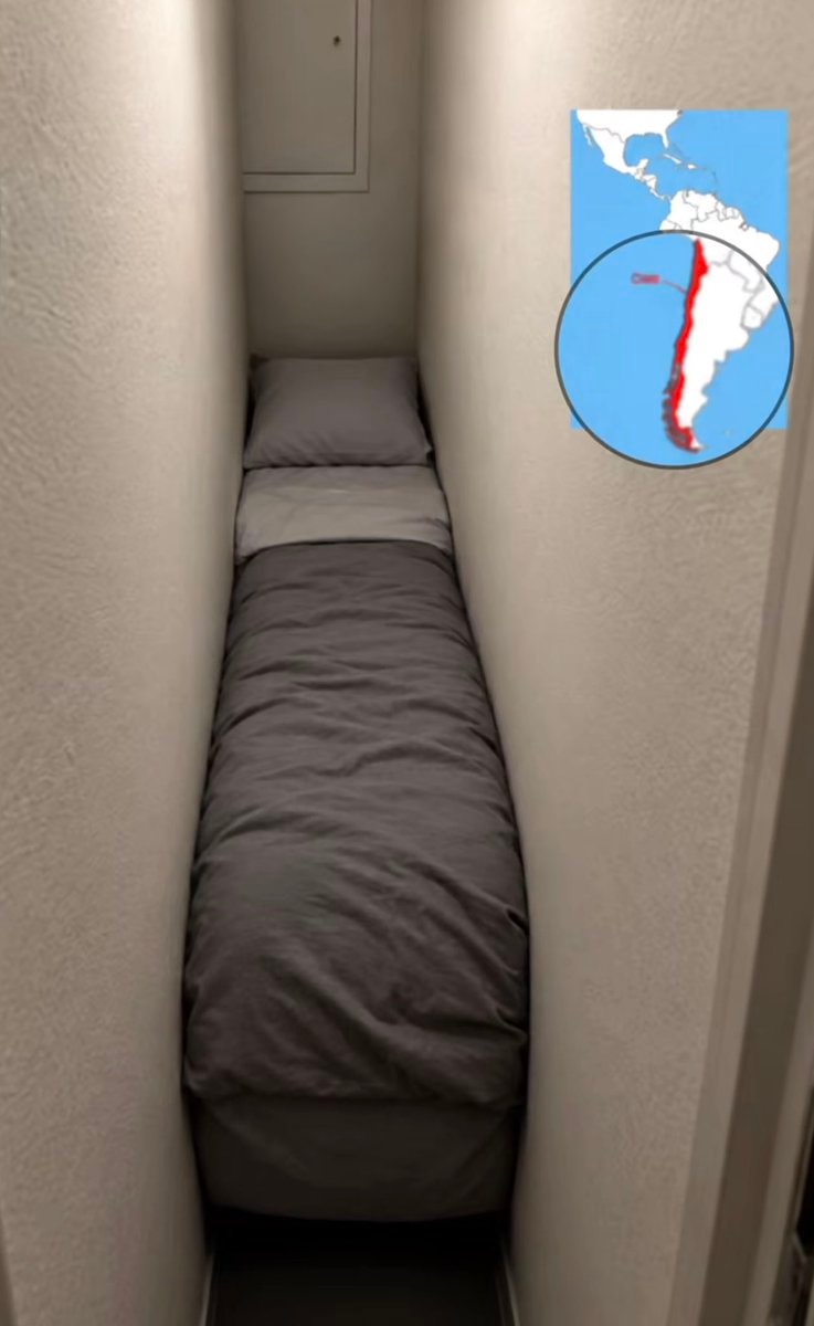 Narrow bed in Chile Narrow bed in Chile