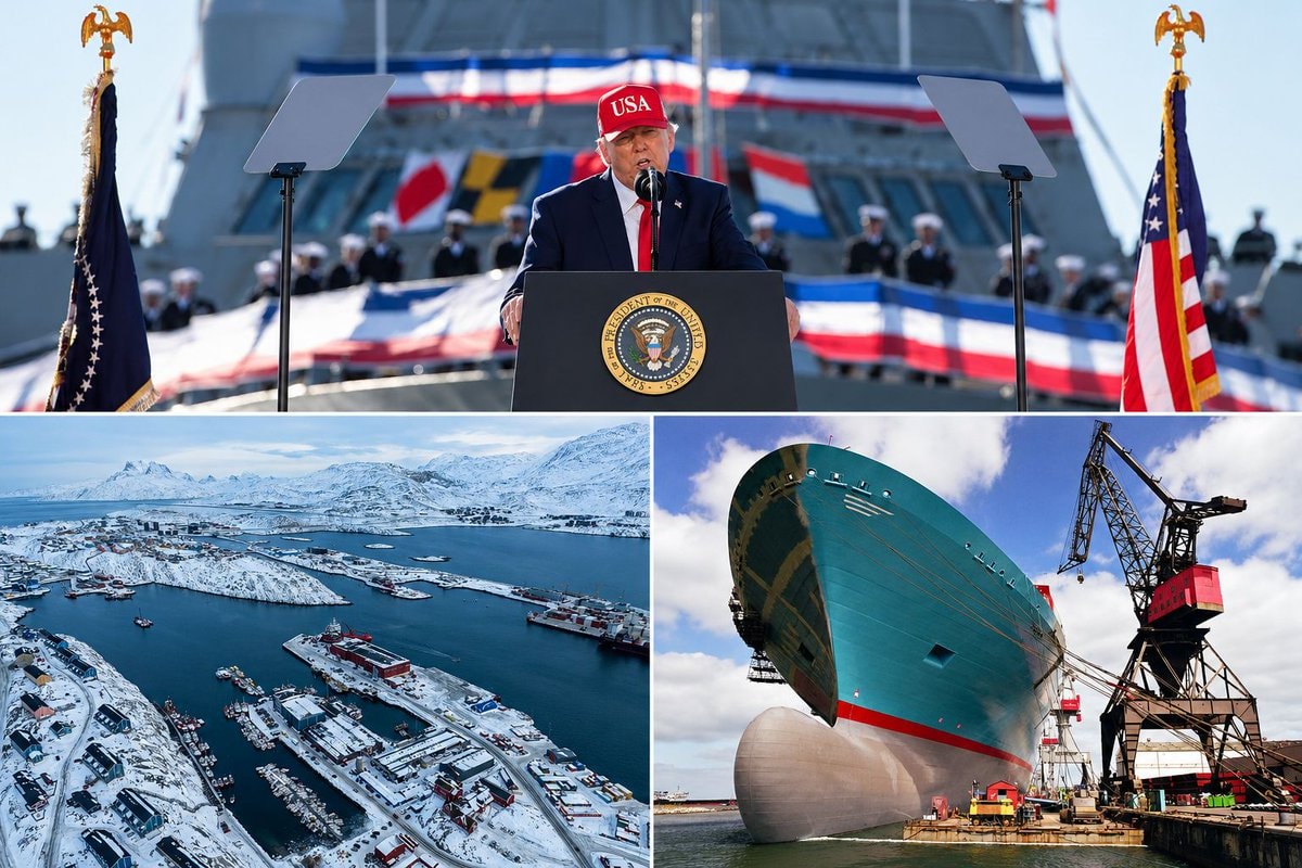 Trump and Denmark shipbuilding deal Trump and Denmark shipbuilding deal