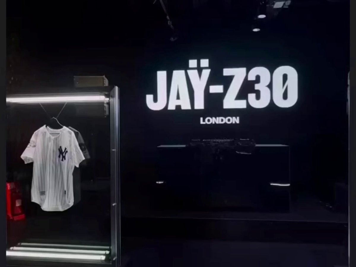 Jay-Z London pop-up merchandise