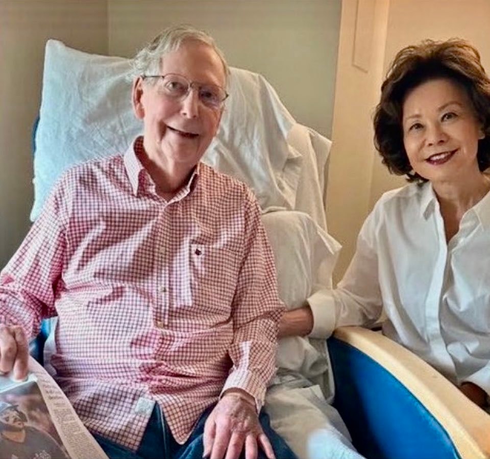 Mitch McConnell hospital photo