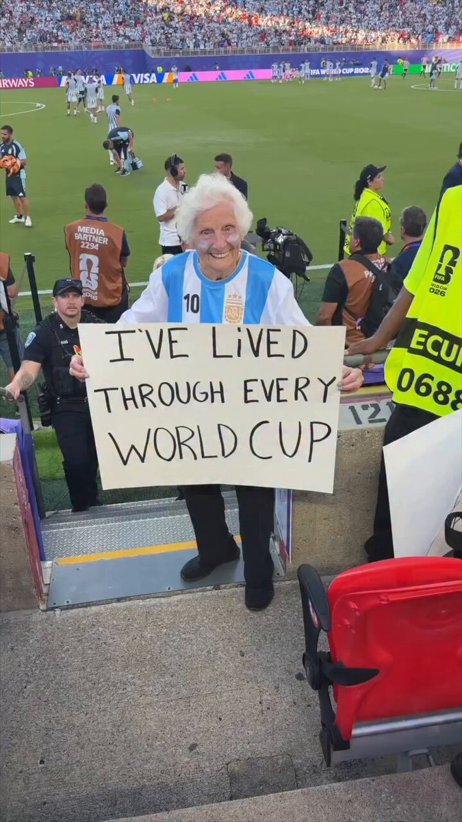 Argentina grandmother World Cup treatment